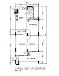 Blk 230 Boundary Ville (Serangoon), HDB 3 Rooms #620239511